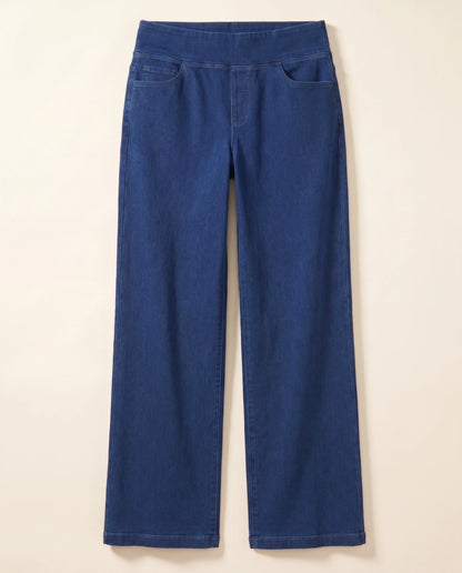 Jeans Wide Leg VivaCuerpo™ — Sin Botón, Sin Cierre
