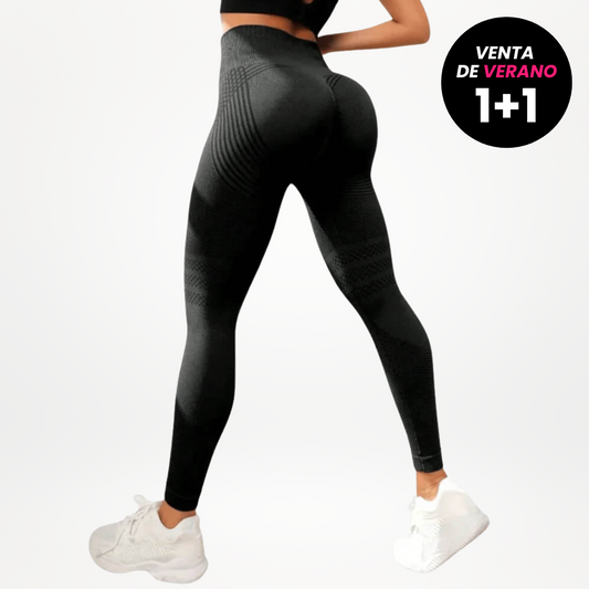 Leggings 3D VivaCuerpo™ - Negro