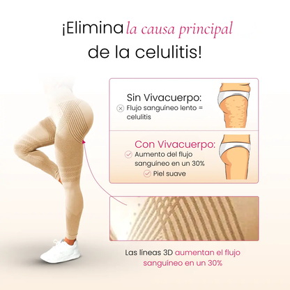 Leggings 3D VivaCuerpo™ - Rosa