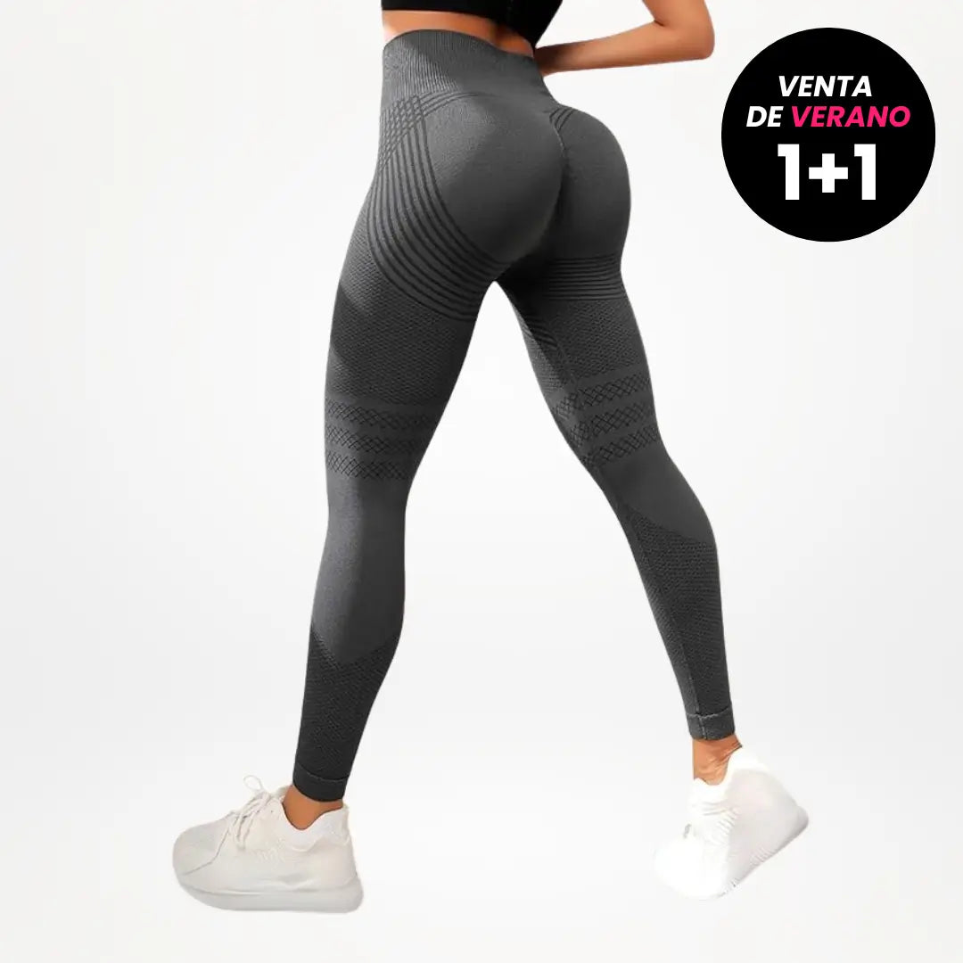 Leggings 3D VivaCuerpo™ - Gris Perla