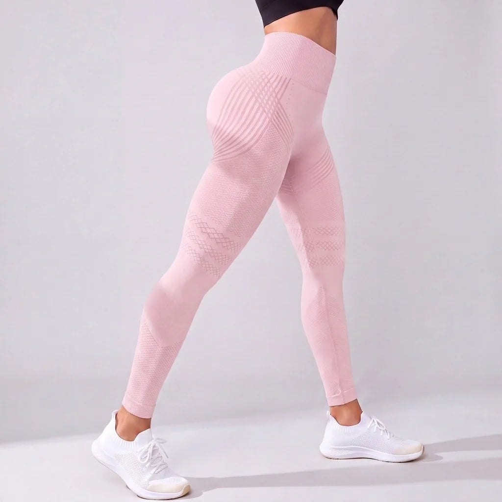 Leggings 3D VivaCuerpo™ - Rosa pastel